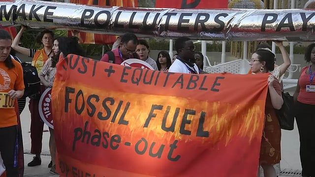 Fossil Fuel Protests Take Center Stage At COP28 Climate Summit In Dubai