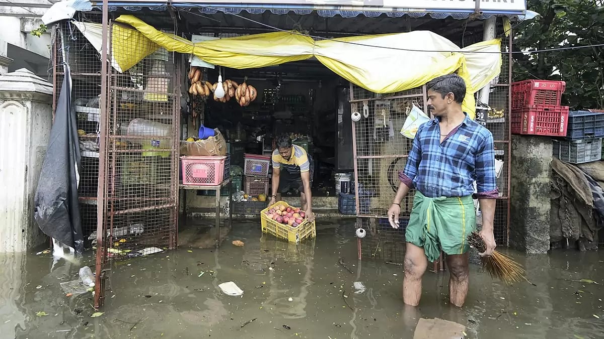 Cyclone Michaung aftermath in Chennai