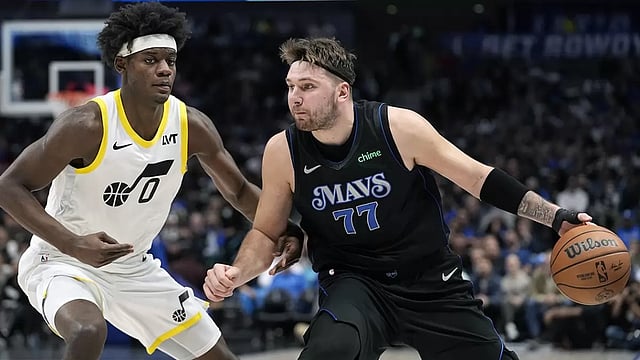 NBA: Luka Doncic's Historic Night Propels Dallas Mavericks to Dominant Victory Against Utah Jazz - In Pics