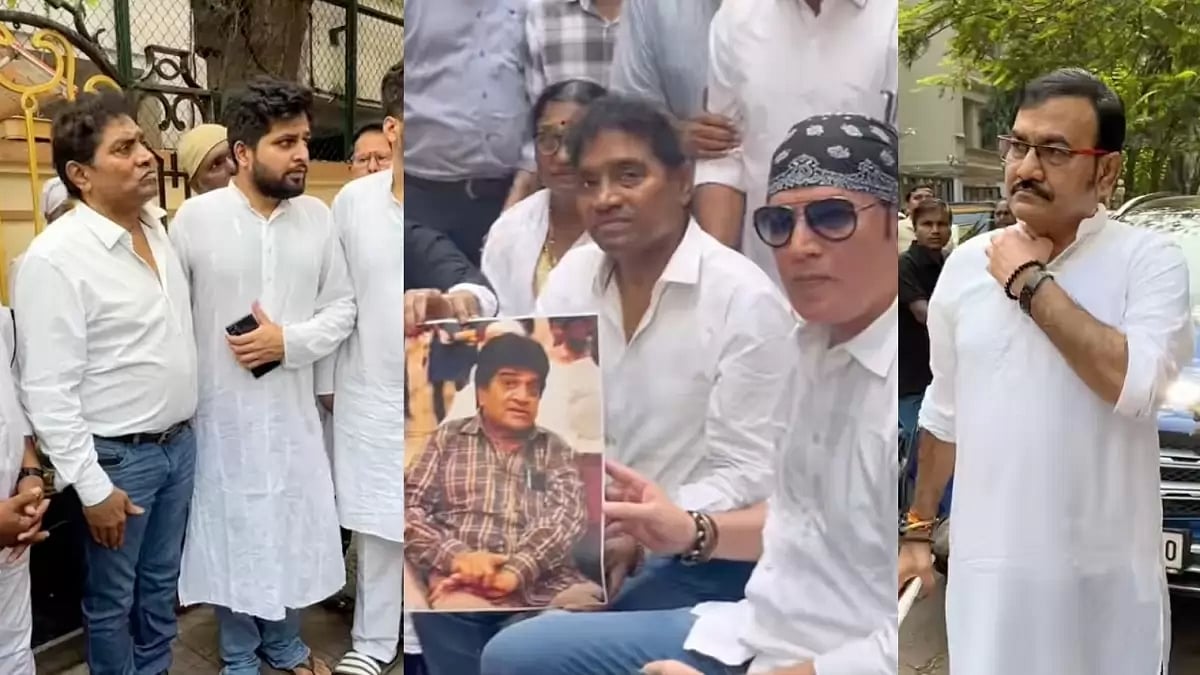 Celebs at Junior Mehmood's funeral