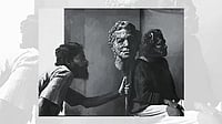 Man Of Bronze: A Conversation With Distinguished Sculptor KS Radhakrishna KS Radhakrishnan with Ramkinkar Baij, 1979. (Photo: Wikimedia Commons)