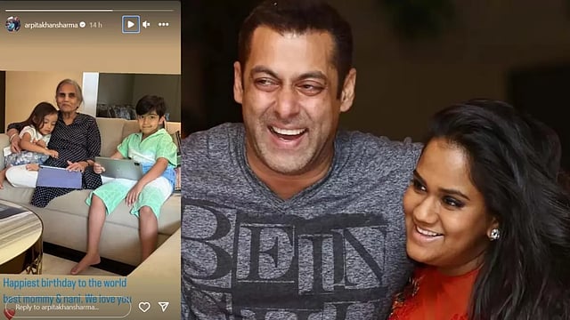Salman Khan’s Mother Turns 81, Arpita Khan Sharma Calls Her ‘World’s Best Mommy, Nani’