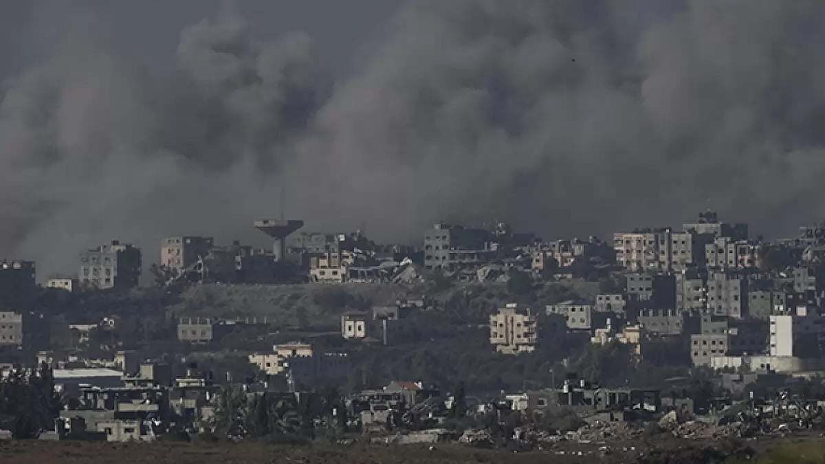 Gaza Strip after Israeli strikes