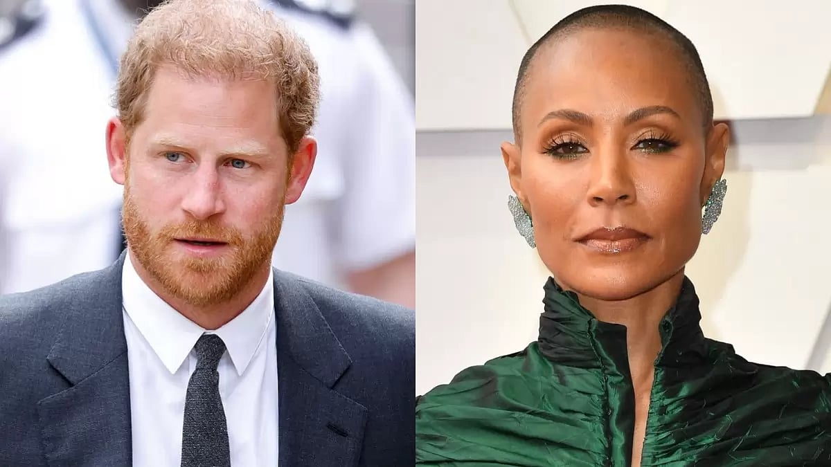 Actress Jada Pinkett Smith and Prince Harry