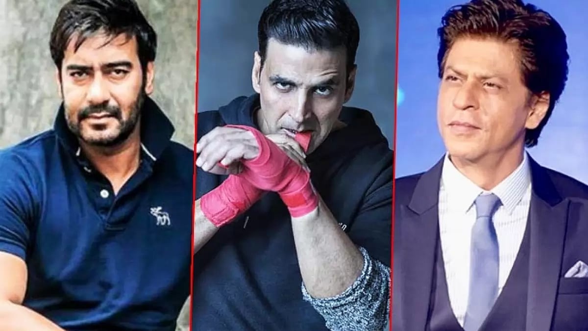 Ajay Devgn, Akshay Kumar, Shah Rukh Khan