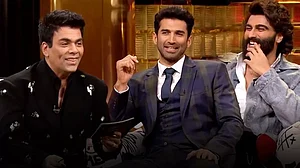 Karan Johar, Aditya Roy Kapur, Arjun Kapoor