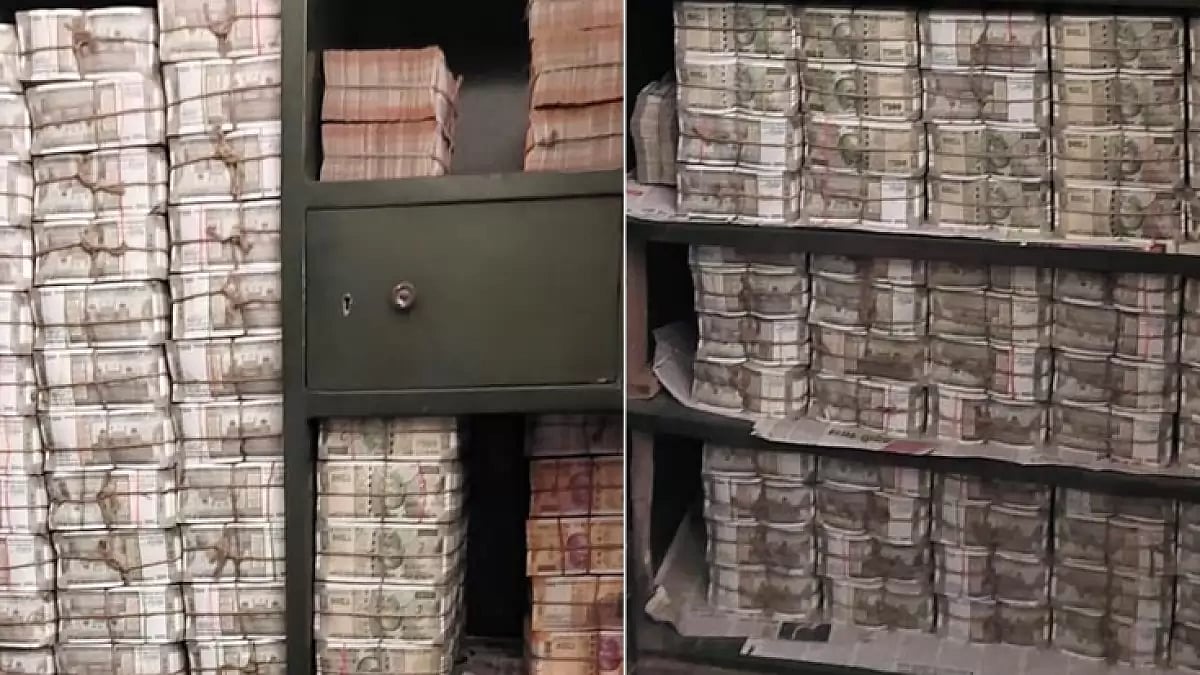 Cash seized during IT department's raid in Odisha