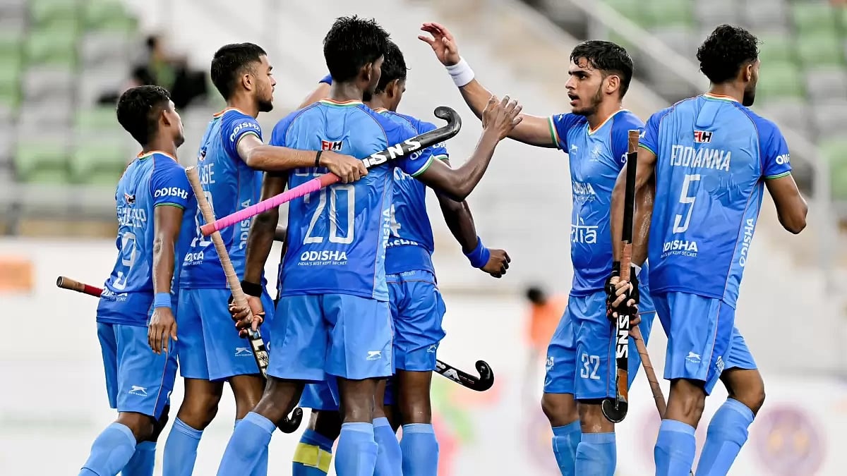 India Men's Junior Hockey Team beat the Netherlands in the Junior Hockey World Cup quarter-final