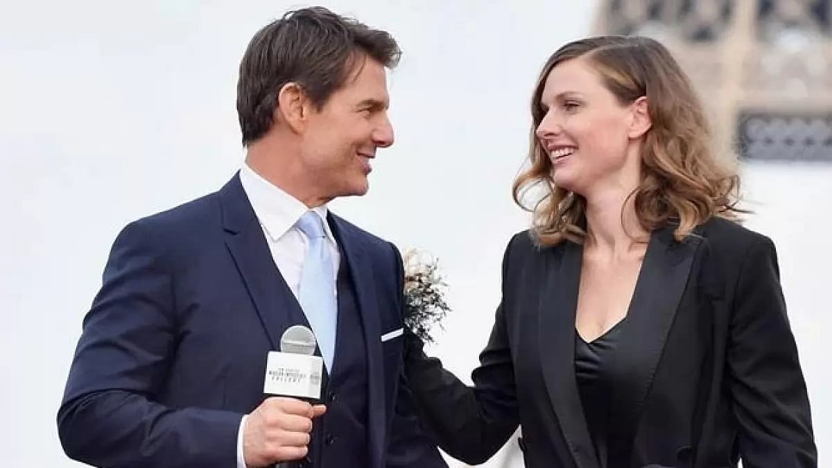 Rebecca Ferguson with Tom Cruise