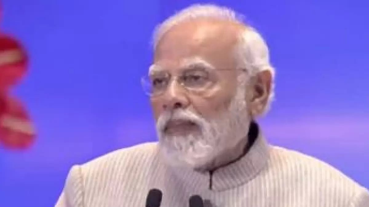 PM Modi at the Global Partnership on Artificial Intelligence Summit.