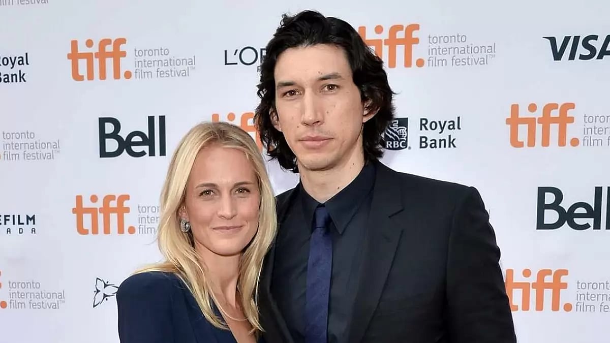 Actor Adam Driver and his wife Joanne Tucker