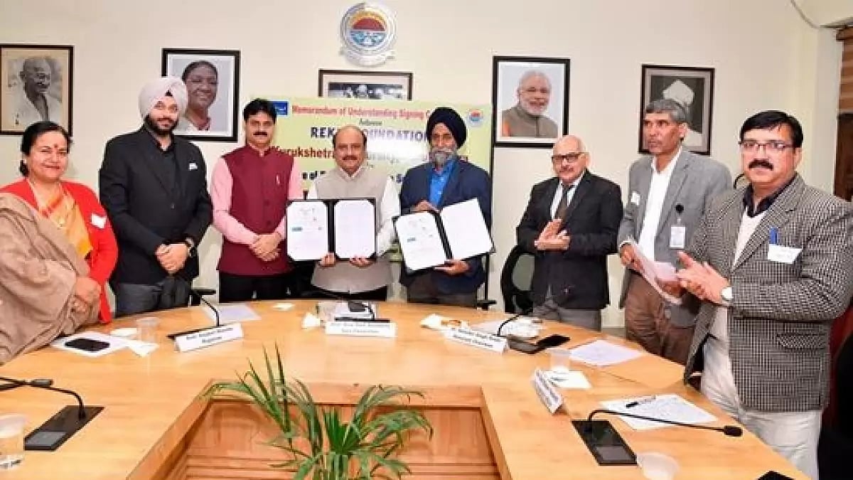 The Rekhi Foundation has signed a Memorandum of Understanding (MoU) with the Kurukshetra University 