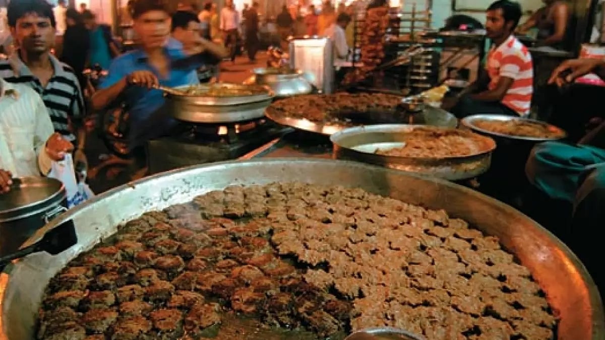 Kebabs at display at a shop in Uttar Pradesh's Lucknow. (Representative Image)