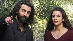 Instagram : A still of Ranbir Kapoor, Triptii Dimri from 'Animal'