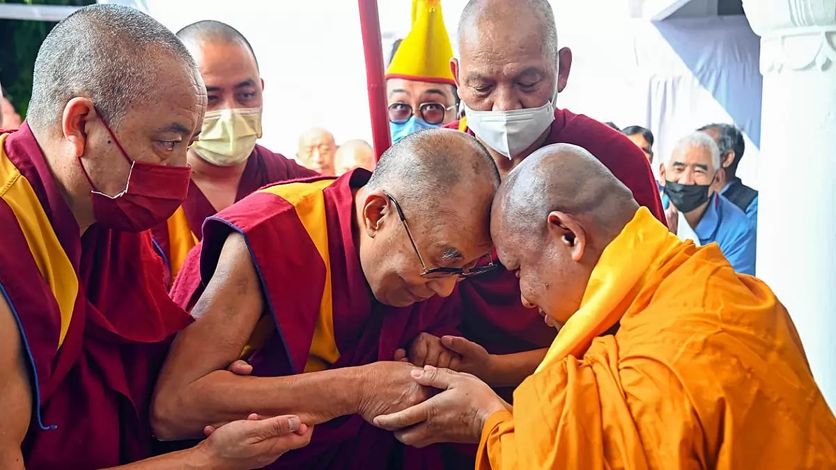 Dalai Lama in Bodh Gaya