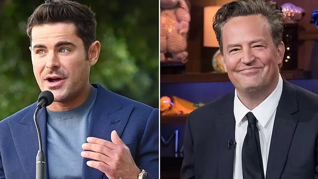 Zac Efron Pays A Tribute To ‘17 Again’ Co-Star Matthew Perry After Receiving His Star At The Hollywood Walk Of Fame