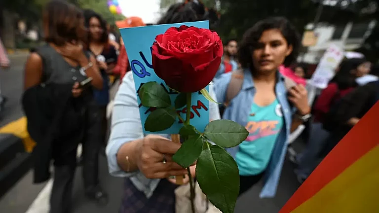 LGBTQ community members and supporters take part in Delhi Queer Pride Parade 2023 - null