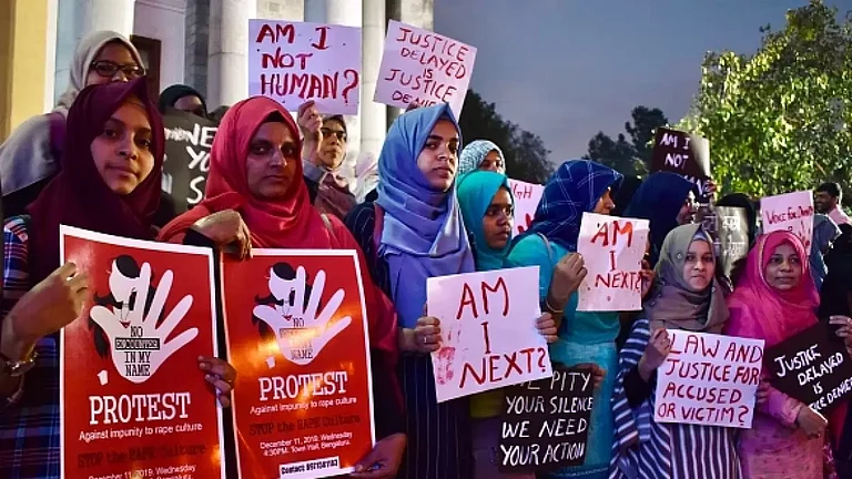 Activists from various women rights organisations protest against crimes against women in Bangalore - null