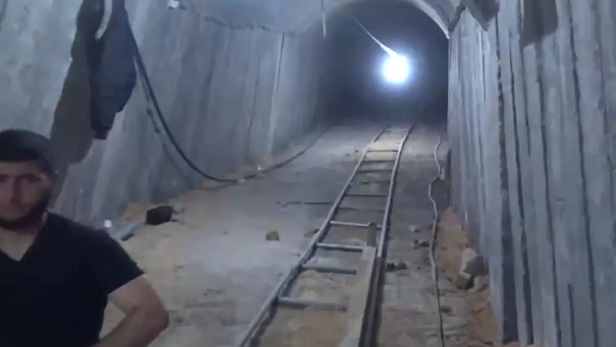 Israel Defense Forces discover biggest Hamas tunnel in Gaza.