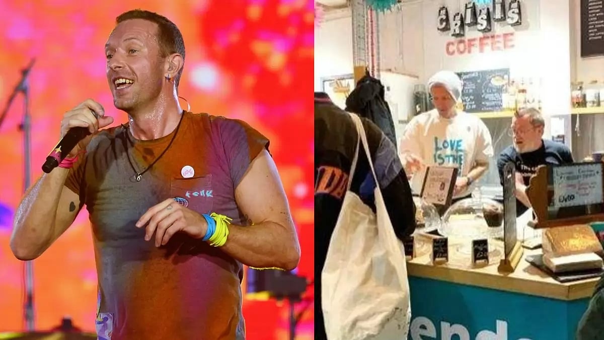 Chris Martin Serves Up Coffee