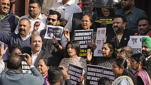 So far 141 members of Parliament have been suspended from Lok Sabha and Rajya Sabha combined.