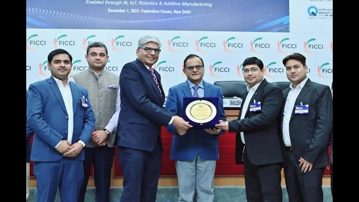 Aum Dacro Coatings bags prestigious FICCI Industry 4.0 Award 2023 Gold Prize in the Smart Service Ca