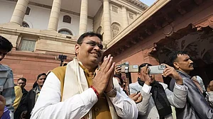 Bhajan Lal Sharma at Parliament