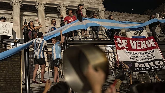 Argentina: Protest Erupts In Buenos Aires Over President Javier Milei's Economic Measures