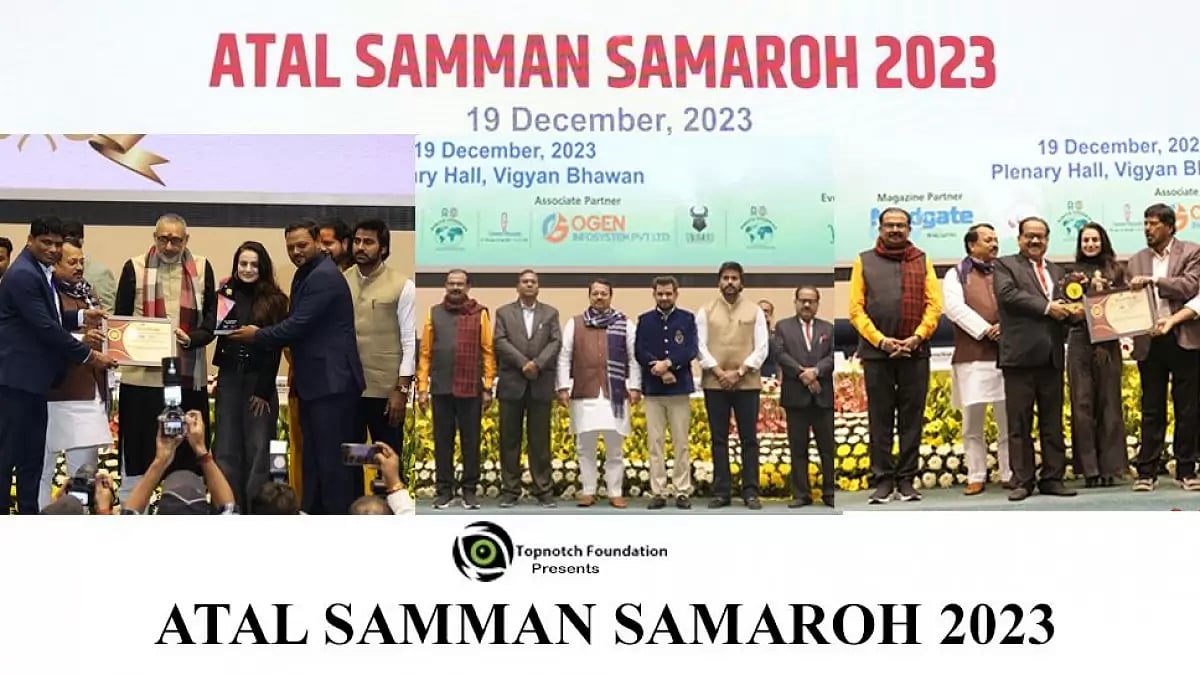 Topnotch Foundation Acknowledged And Felicitated The Winners Of ATAL