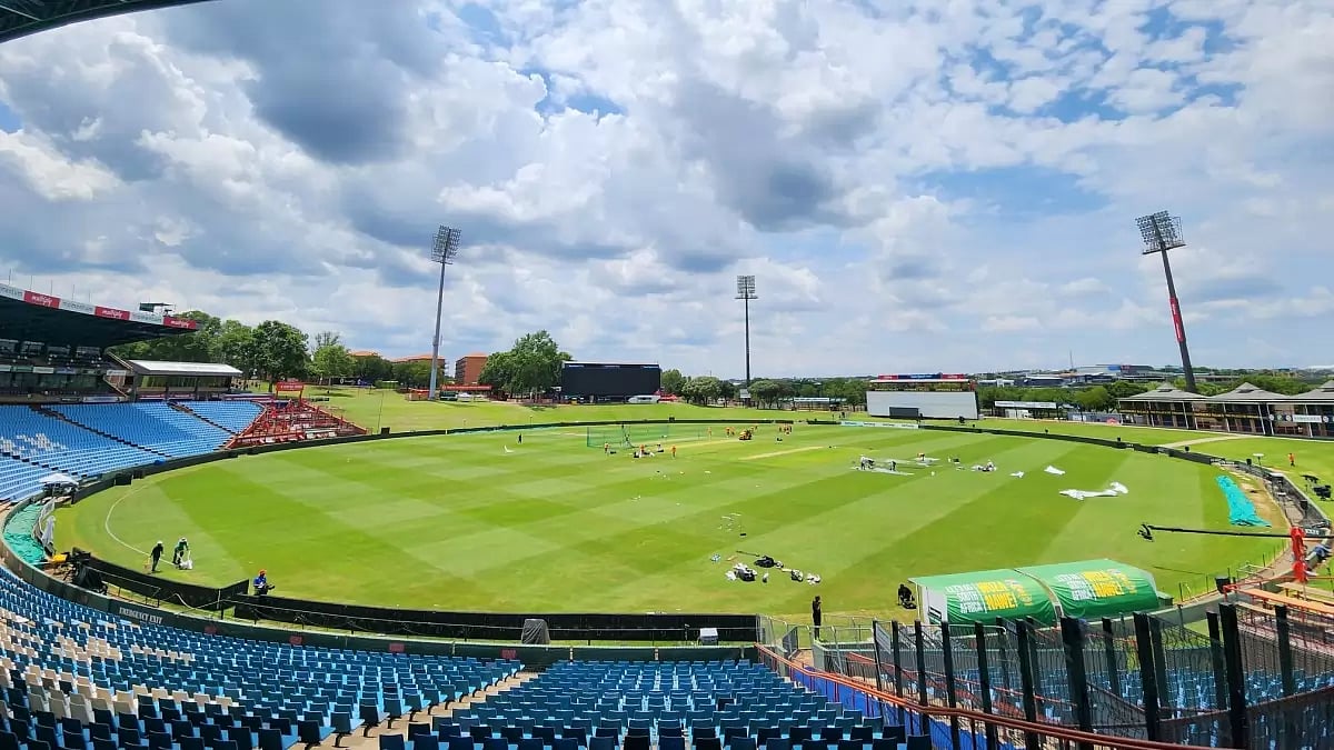 The India men's cricket team could not train on match eve due to rain at SuperSport Park, Centurion, the venue for the 1st Test against South Africa.