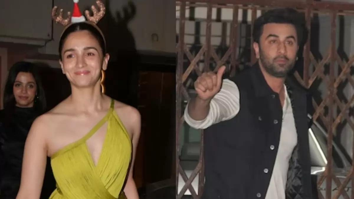 Alia Bhatt and Ranbir Kapoor on Christmas Eve