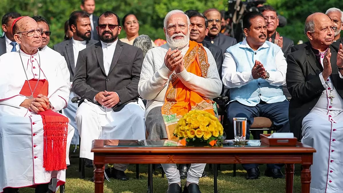 PM Modi at Christmas celebrations