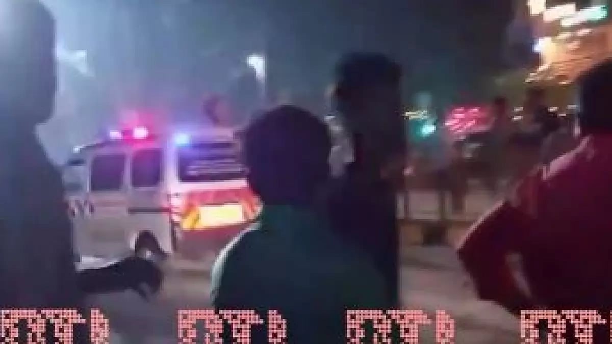 Visual from the accident spot in Thiruvananthapuram where the bridge collapsed