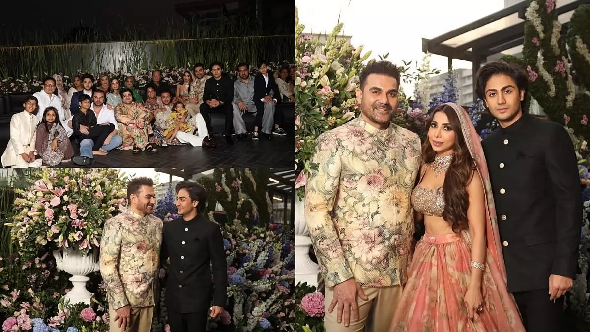 Family pictures from Arbaaz Khan's wedding