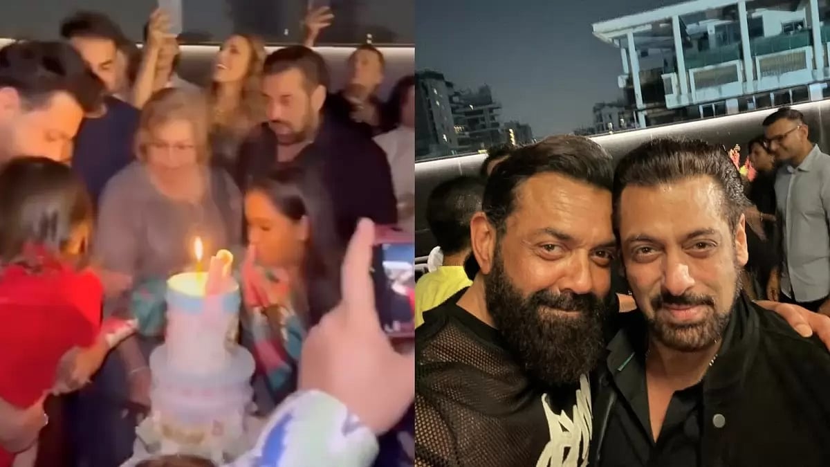Salman Khan's midnight birthday celebrations