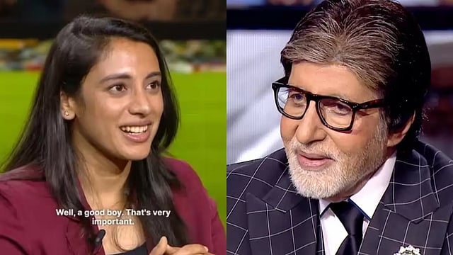 Smriti Mandhana Tells Amitabh Bachchan: People Taunted My Parents Saying ‘No One Will Marry Her’