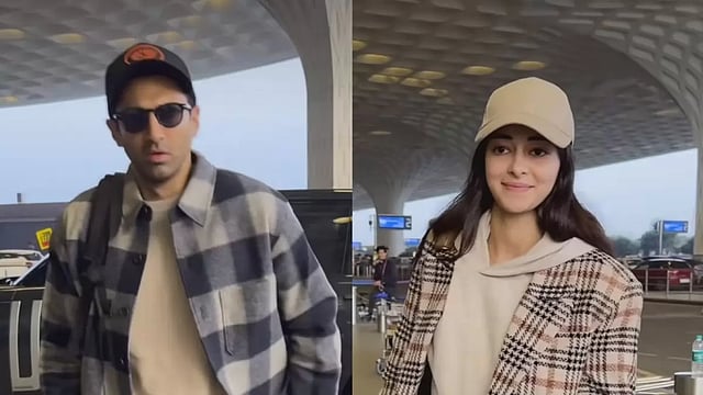 Video: Ananya Panday, Aditya Roy Kapur Make Stylish Splash As They Jet Off For New Year Vacation