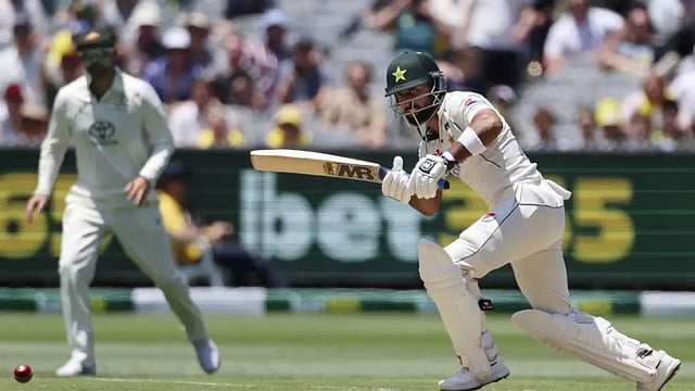 AUS Vs PAK, 2nd Test, Day 2 Report: Pakistan Fights Back with Abdullah Shafique, Shan Masood's Fifty, Pat Cummins Takes Three Wickets To Keep Australia In Lead