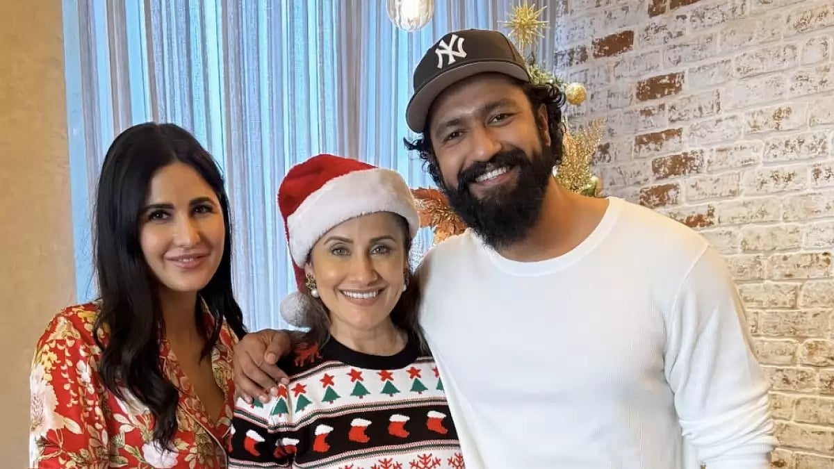 Katrina Kaif, Vicky Kaushal and Yasmin Karachiwala