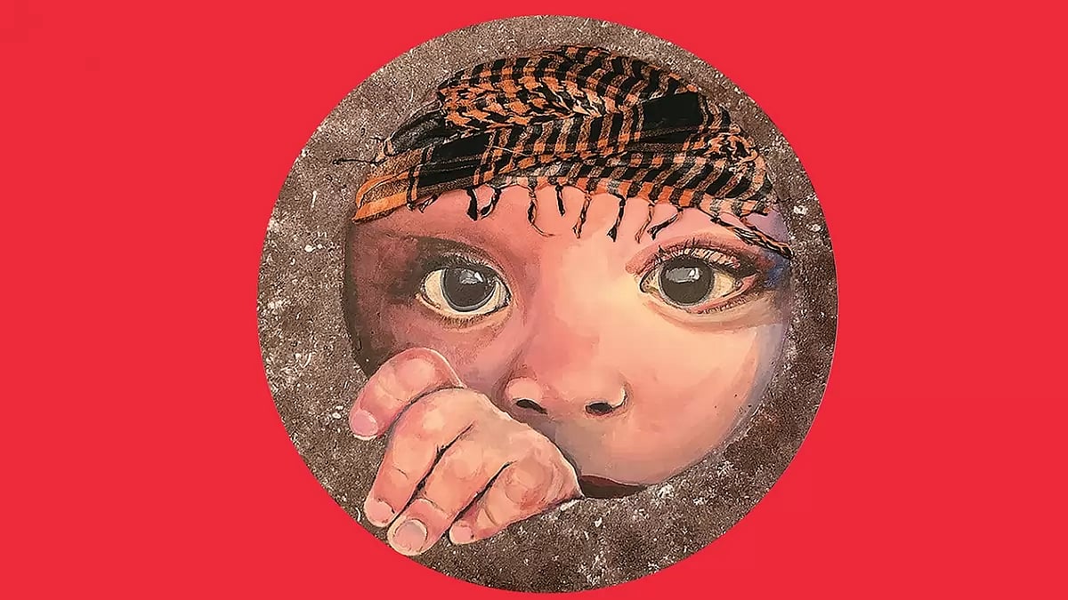 Artwork titled ‘Live to Fight Another Day’ by Ghia Haddad  - null