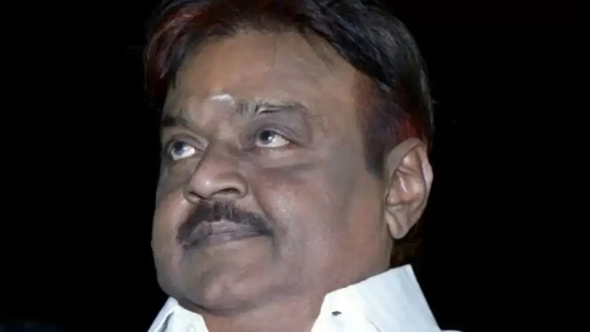 Former actor-politician Vijayakanth