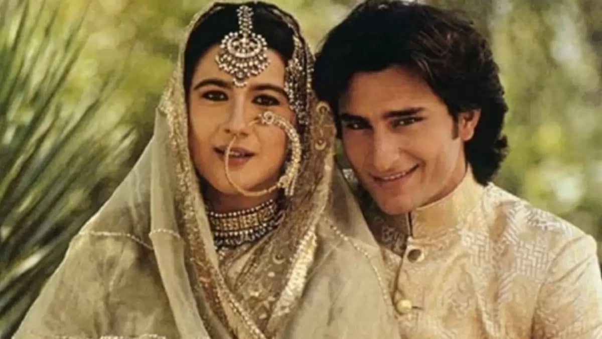 Amrita Singh and Saif Ali Khan