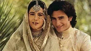 Amrita Singh and Saif Ali Khan