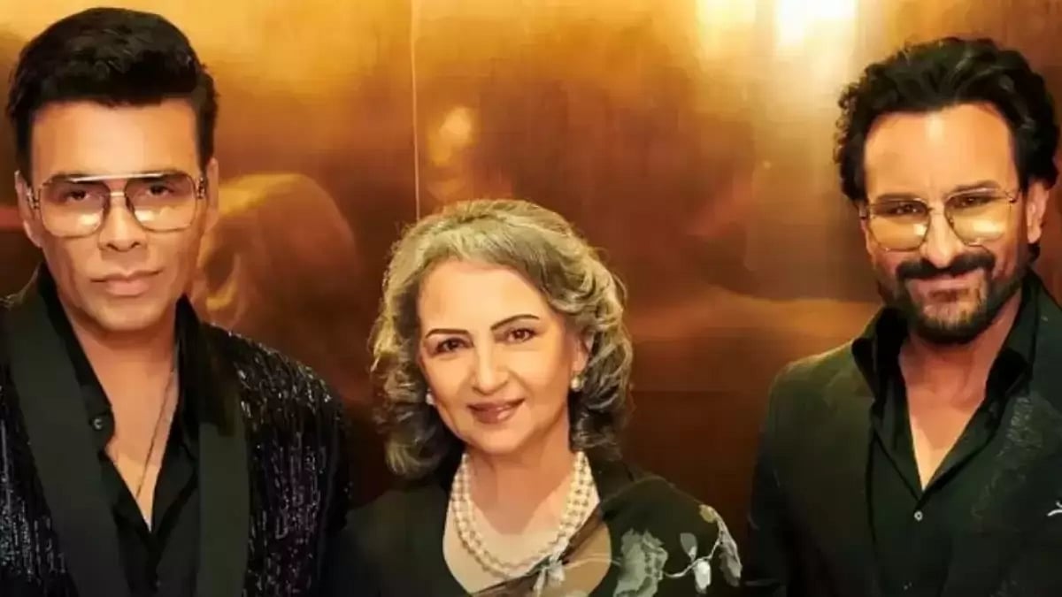 Sharmila Tagore and Saif Ali Khan on 'KWK'