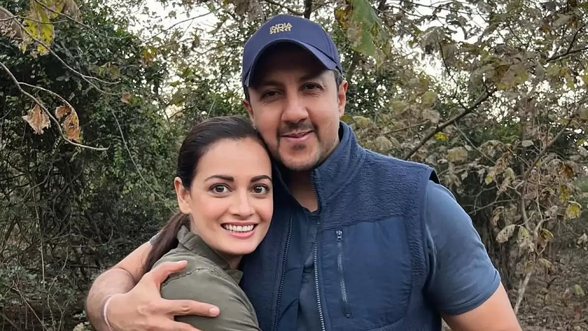 Dia Mirza with husband Vaibhav Rekhi