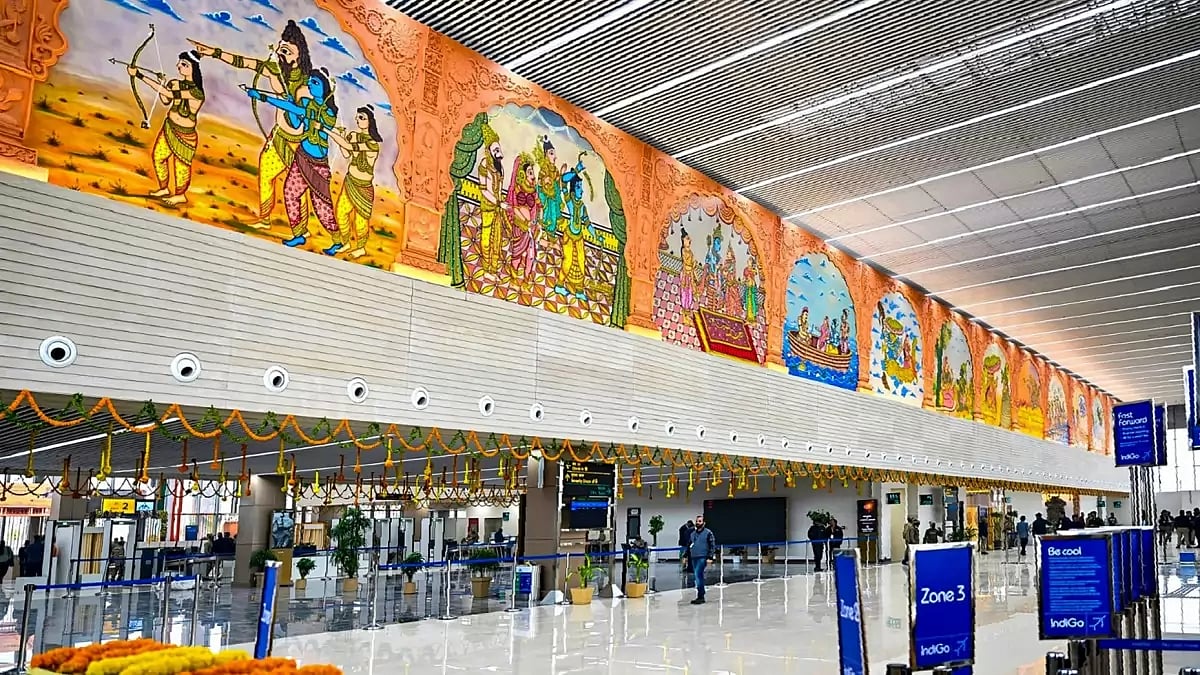 Ayodhya Airport all decked up before inauguration