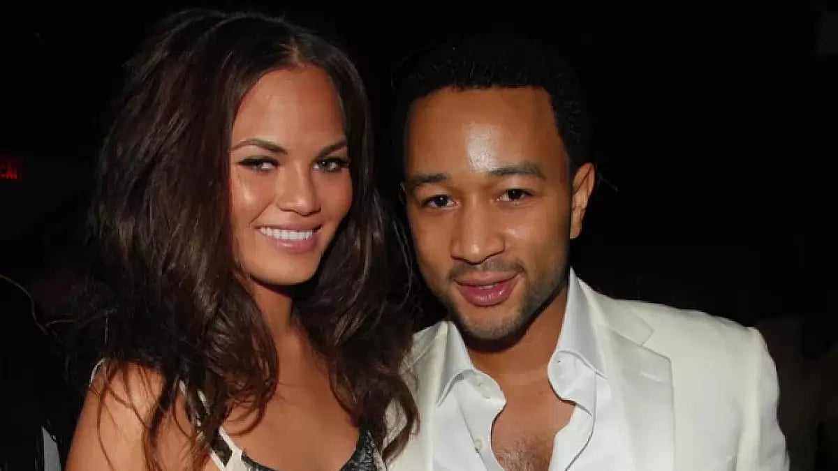 Chrissy Teigen with John Legend