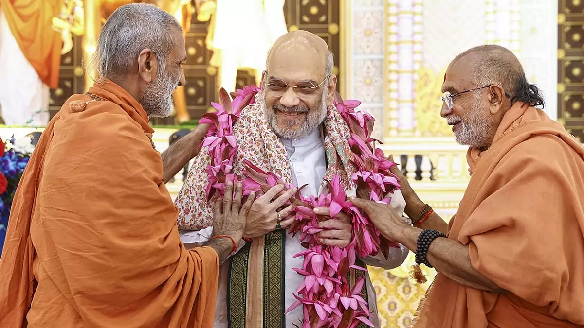 Home Minister Amit Shah in Gujarat
