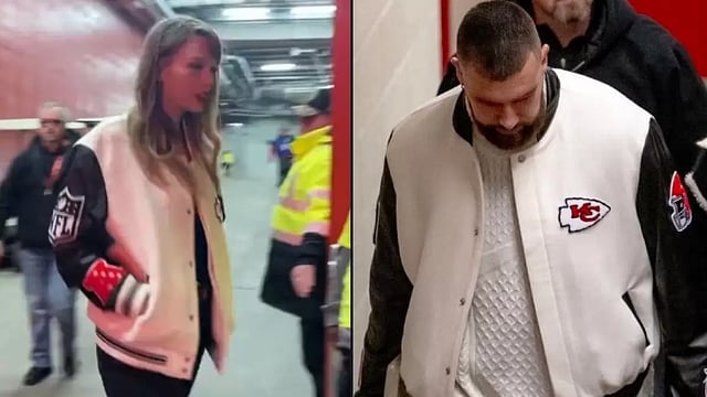 Taylor Swift Dons Matching Jacket with Travis Kelce for Chiefs vs. Bengals Game on New Year's Eve
