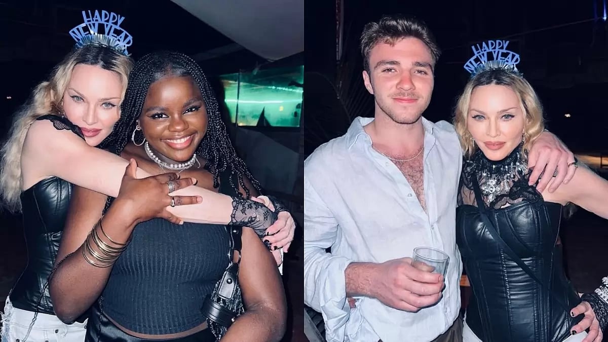 Madonna with her Kids